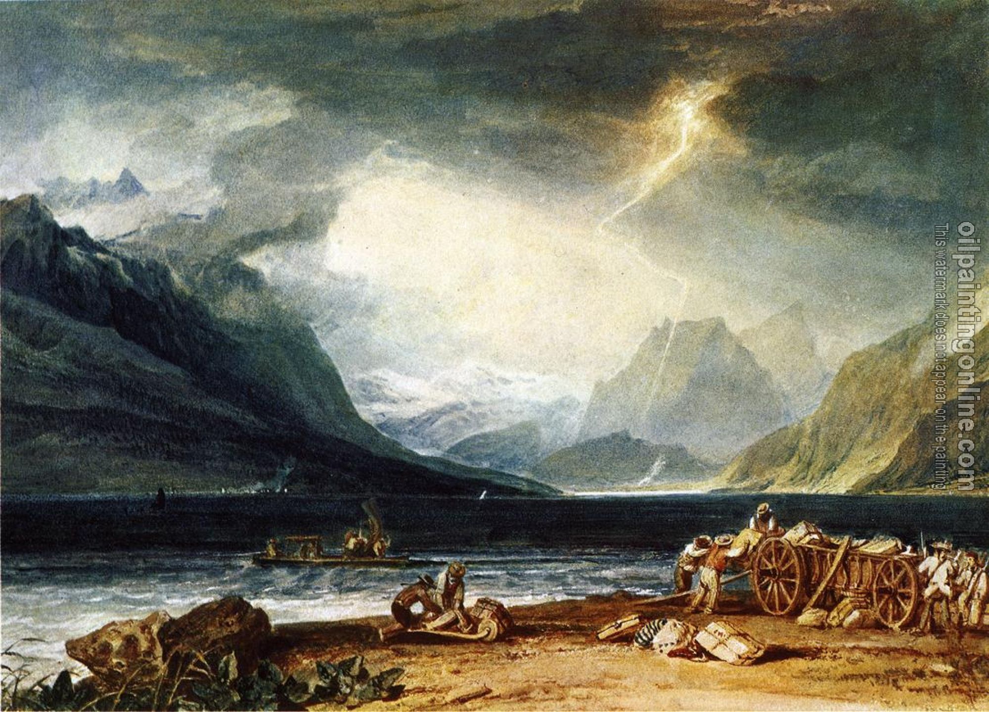 Turner, Joseph Mallord William - The Lake of Thun, Switzerland